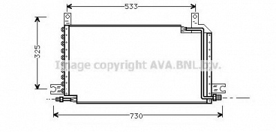 AVA QUALITY COOLING su5024 -  Конденсатор, кондиционер